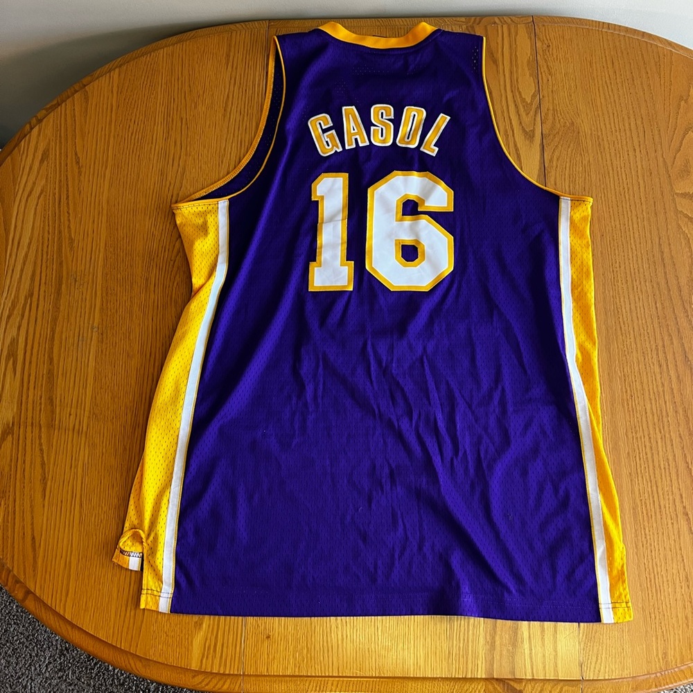 Adidas NBA Authenticity Pau Gasol LA Lakers Jersey